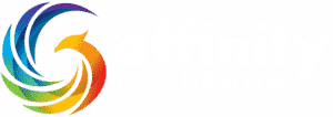 Affinity For Design logo with Phoenix