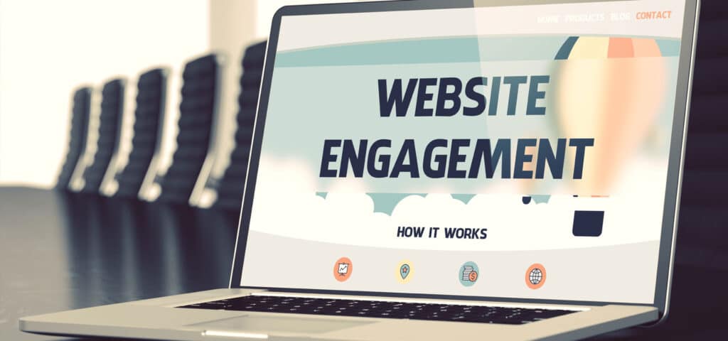 Website Content is Important because it creates website engagement